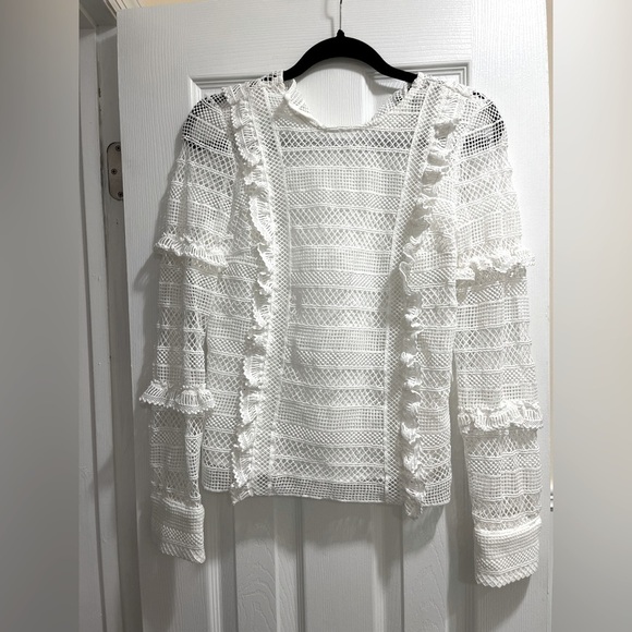 Aqua Tops - Aqua blouse